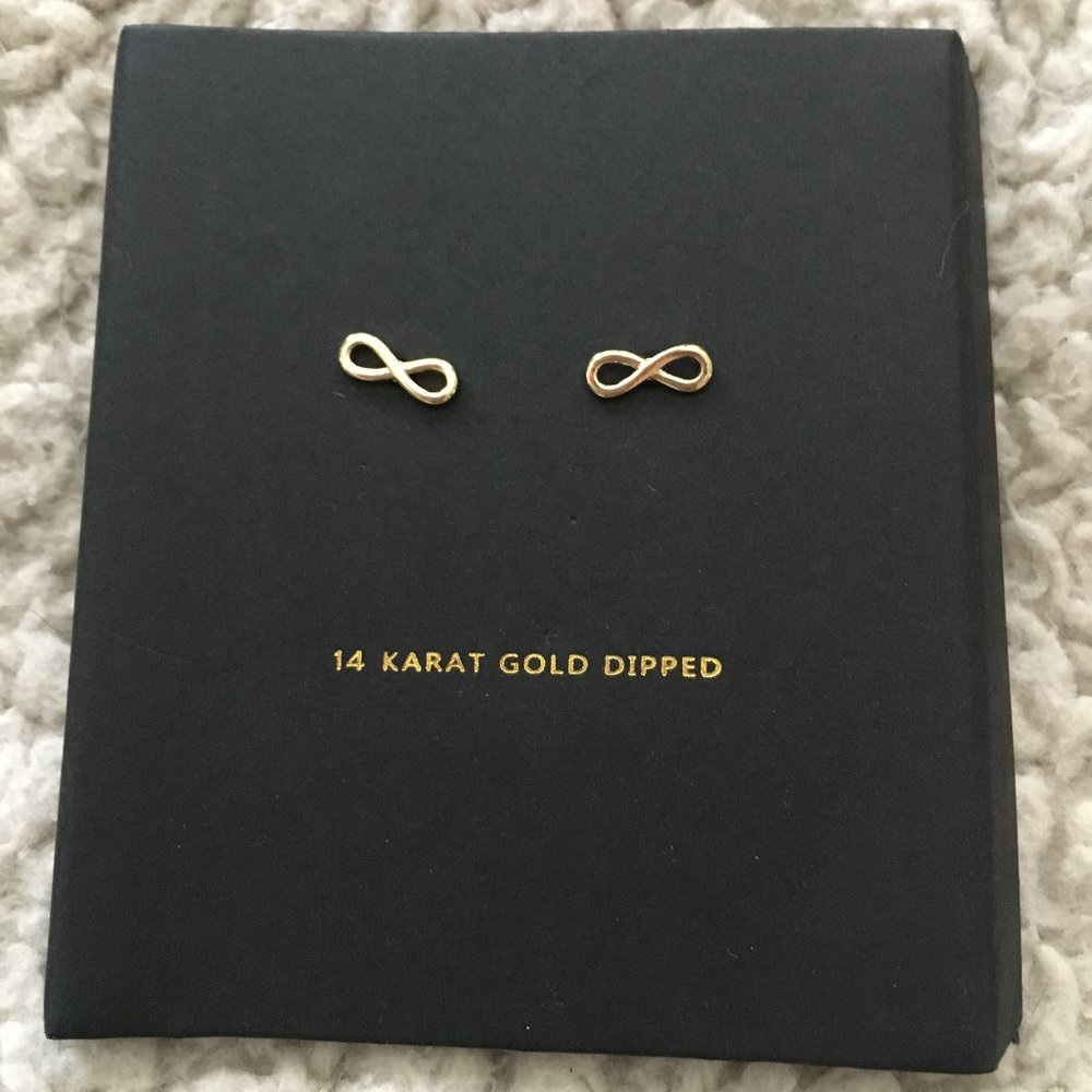 NWT Eternity Stud Earrings
